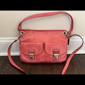 Coach Pink Leather Crossbody Bag